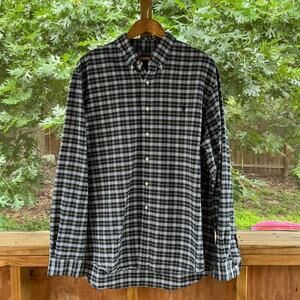 Ralph Lauren Men's Green Plaid Button Down Shirt Size XXL